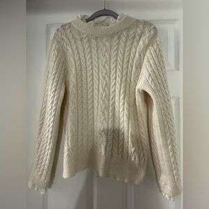 Lush Cream Knit Sweater